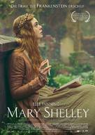 Mary Shelley - German Movie Poster (xs thumbnail)