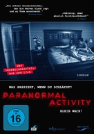 Paranormal Activity - German DVD movie cover (xs thumbnail)