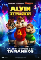 Alvin and the Chipmunks - Brazilian Movie Poster (xs thumbnail)
