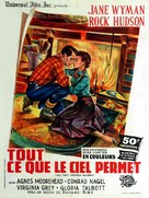 All That Heaven Allows - French Movie Poster (xs thumbnail)