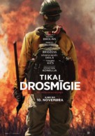 Only the Brave - Latvian Movie Poster (xs thumbnail)