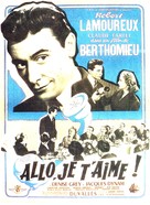 All&ocirc;... je t&#039;aime - French Movie Poster (xs thumbnail)