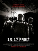 The 15:17 to Paris - Slovak Movie Poster (xs thumbnail)