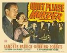 Quiet Please: Murder - Movie Poster (xs thumbnail)