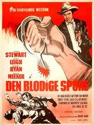 The Naked Spur - Danish Movie Poster (xs thumbnail)