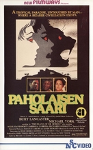 The Island of Dr. Moreau - Finnish VHS movie cover (xs thumbnail)