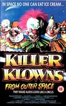 Killer Klowns from Outer Space - British VHS movie cover (xs thumbnail)