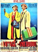 Le voyage en Am&eacute;rique - French Movie Poster (xs thumbnail)