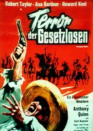 Ride, Vaquero! - German Theatrical movie poster (xs thumbnail)