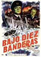 Sotto dieci bandiere - Spanish Movie Poster (xs thumbnail)