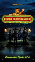 Five Nights at Freddy&#039;s - Lithuanian Movie Poster (xs thumbnail)