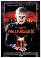 Hellraiser III: Hell on Earth - Italian Movie Poster (xs thumbnail)