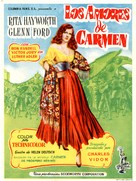 The Loves of Carmen - Spanish Movie Poster (xs thumbnail)