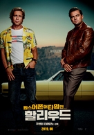 Once Upon a Time in Hollywood - South Korean Movie Poster (xs thumbnail)