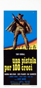 Una pistola per cento croci! - Italian Movie Poster (xs thumbnail)