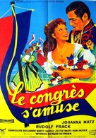 Der Kongre&szlig; tanzt - French Movie Poster (xs thumbnail)
