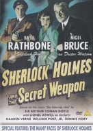 Sherlock Holmes and the Secret Weapon - British DVD movie cover (xs thumbnail)