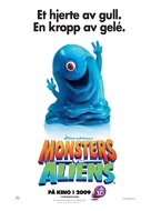 Monsters vs. Aliens - Norwegian Movie Poster (xs thumbnail)