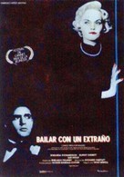 Dance with a Stranger - Spanish Movie Poster (xs thumbnail)