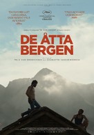 Le otto montagne - Swedish Movie Poster (xs thumbnail)