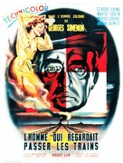 The Man Who Watched the Trains Go By - French Movie Poster (xs thumbnail)