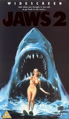 Jaws 2 - British VHS movie cover (xs thumbnail)