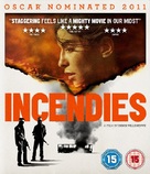 Incendies - British Blu-Ray movie cover (xs thumbnail)