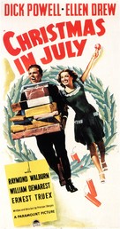 Christmas in July - Theatrical movie poster (xs thumbnail)