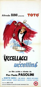 Uccellacci e uccellini - Italian Movie Poster (xs thumbnail)