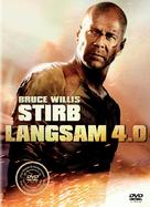 Live Free or Die Hard - German DVD movie cover (xs thumbnail)