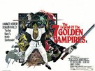 The Legend of the 7 Golden Vampires - British Movie Poster (xs thumbnail)