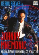 Johnny Mnemonic - Slovenian VHS movie cover (xs thumbnail)