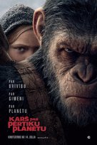 War for the Planet of the Apes - Latvian Movie Poster (xs thumbnail)