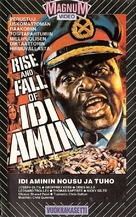 Rise and Fall of Idi Amin - Finnish VHS movie cover (xs thumbnail)