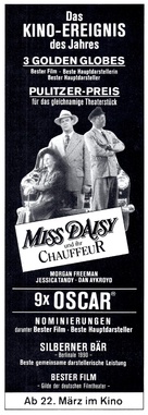 Driving Miss Daisy - German Movie Poster (xs thumbnail)