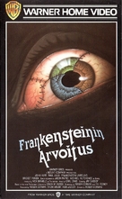 Frankenstein Unbound - Finnish VHS movie cover (xs thumbnail)