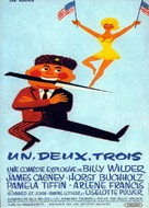 One, Two, Three - French Movie Poster (xs thumbnail)