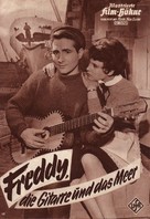Freddy, die Gitarre und das Meer - German poster (xs thumbnail)