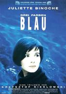 Trois couleurs: Bleu - German Movie Poster (xs thumbnail)