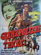 The Texas Rangers - German Movie Poster (xs thumbnail)
