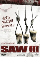 Saw III - German DVD movie cover (xs thumbnail)