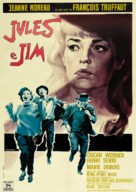Jules Et Jim - Italian Movie Poster (xs thumbnail)