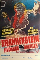 Furankenshutain no kaij&ucirc;: Sanda tai Gaira - Finnish Movie Poster (xs thumbnail)