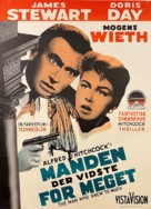 The Man Who Knew Too Much - Danish Movie Poster (xs thumbnail)