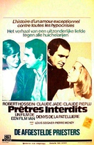 Pr&ecirc;tres interdits - Belgian Movie Poster (xs thumbnail)