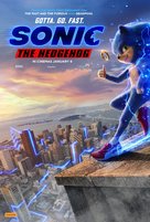 Sonic the Hedgehog - Australian Movie Poster (xs thumbnail)