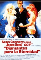 Diamonds Are Forever - Spanish Movie Poster (xs thumbnail)