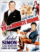 Vie d&#039;un honn&ecirc;te homme, La - French Movie Poster (xs thumbnail)