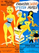 Cigarettes, whisky et petites p&eacute;p&eacute;es - French Movie Poster (xs thumbnail)