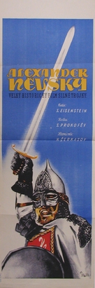 Aleksandr Nevskiy - Czech Movie Poster (xs thumbnail)